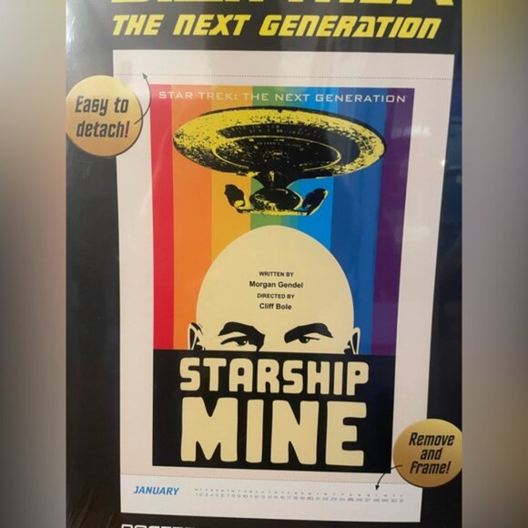 New Star Trek 2020 Poster Calendar: The Next Generation Posters by Juan Ortiz - Picture 7 of 9